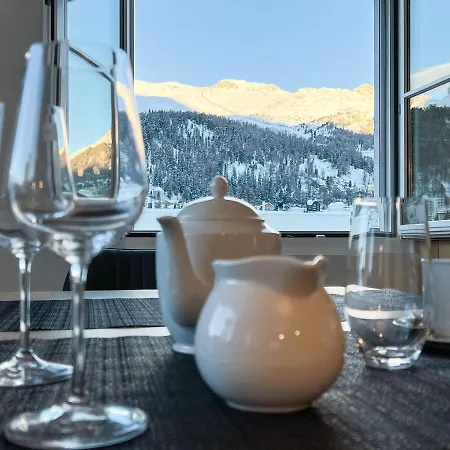 Апартаменты Swissme - 100qm - Oev Inklusive - 2 Baeder - Parkplatz - Balkon Санкт-Мориц