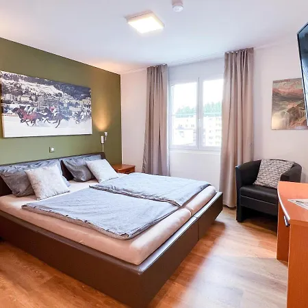 Апартаменты Swissme - 100qm - Oev Inklusive - 2 Baeder - Parkplatz - Balkon *